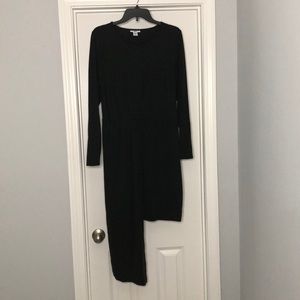 Bar III Asymmetrical Black Dress